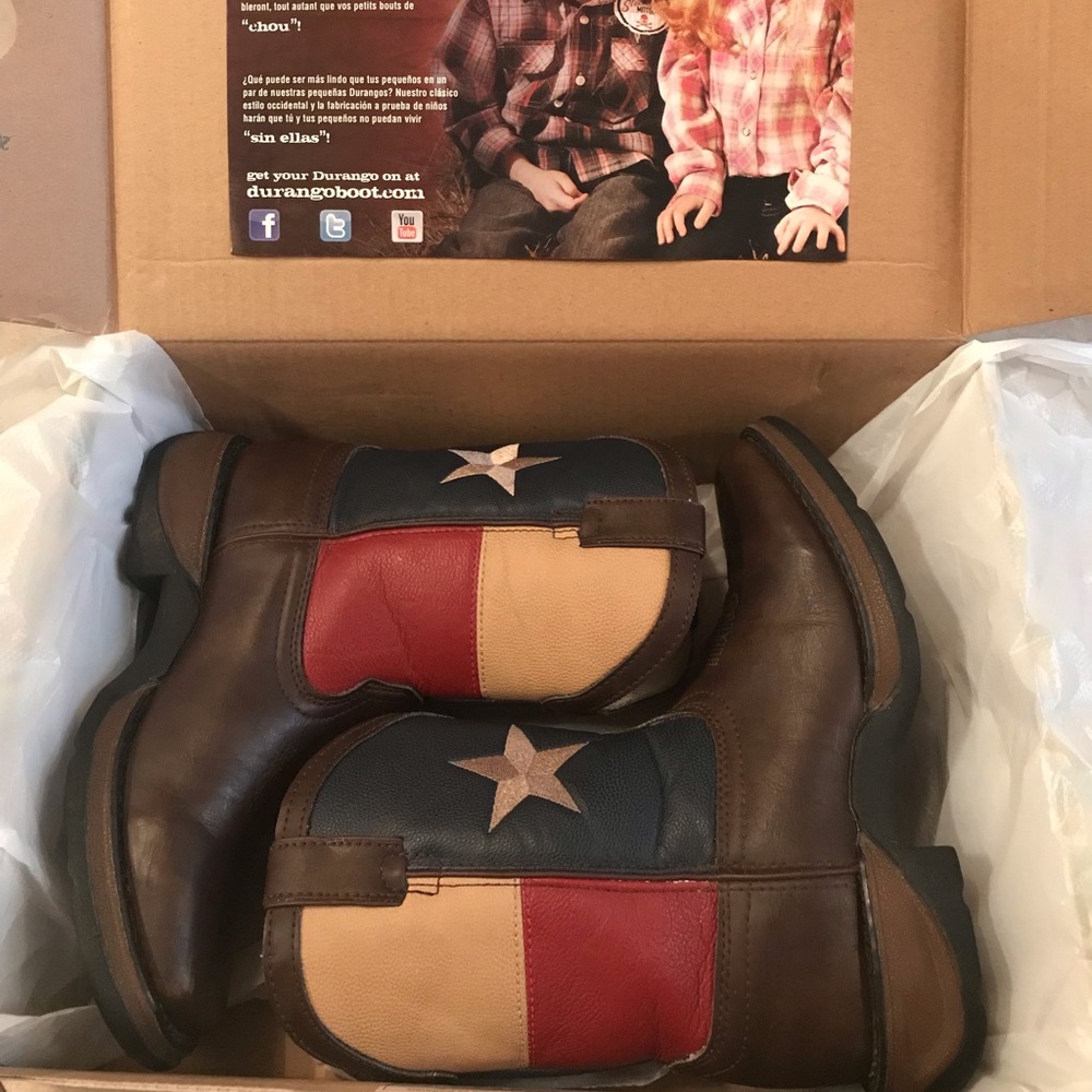 Lil' Durango Kid's Dark Brown Western Boots.